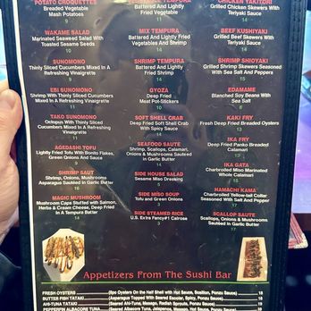 Hinata Hibachi & Sushi - Appetizers Menu - Japanese Near Me - Fairfield, California