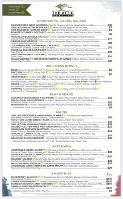 Menu photo 2 The Attic Lounge Gleneden Beach, OR Menu photo 2 The Attic Lounge Gleneden Beach, OR