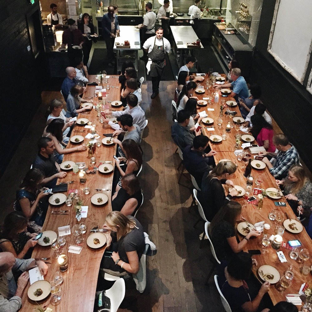 Lazy Bear - Communal tables - New American Near Me - San Francisco, California Lazy Bear - Communal tables - New American Near Me - San Francisco, California