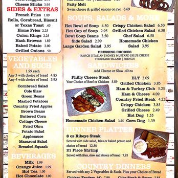 Bluff City Diner - the menu for the bluff city diner - Breakfast & Brunch Near Me - Bluff City, Tennessee