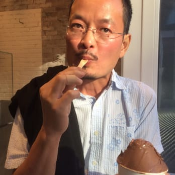 Mister - The dark chocolate is so good and my expression says it all! - Ice Cream & Frozen Yogurt Near Me - Vancouver, British Columbia Mister - The dark chocolate is so good and my expression says it all! - Ice Cream & Frozen Yogurt Near Me - Vancouver, British Columbia