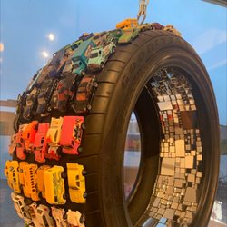 Iconostar Art - Time Travel Swinging Hotwheels Art