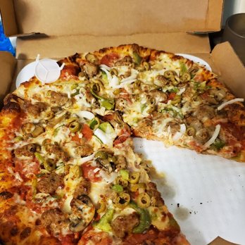 Marco's Pizza - a half eaten pizza in a box - Pizza Near Me - Hendersonville, North Carolina Marco's Pizza - a half eaten pizza in a box - Pizza Near Me - Hendersonville, North Carolina