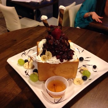 Cafe LaTTea - Matcha temptation brick toast - Cafes Near Me - Cupertino, California