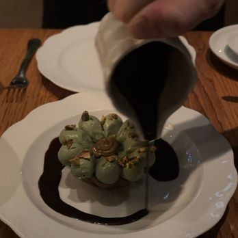 LAVO - Dubai chocolate tart - Italian Near Me - West Hollywood, California LAVO - Dubai chocolate tart - Italian Near Me - West Hollywood, California