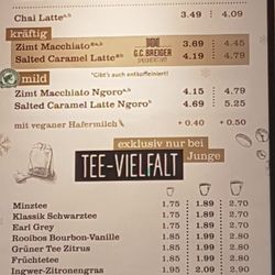 Junge Die Bäckerei - Getränkeauswahl