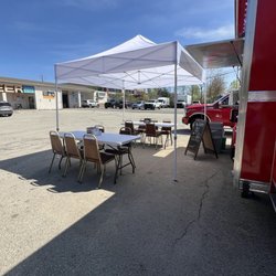 Taco Don Pancho - Tables & parking area