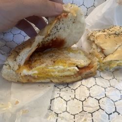 Harbor Deli Too - BEC, but they forgot the bacon.