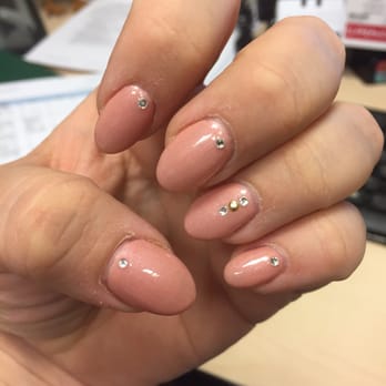 Happy Nails - Almond nails by Cathy!! - Nail Salons Near Me - McHenry, Illinois