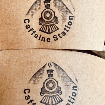 Caffeine Station - a train on the side of a box - Coffee & Tea Near Me - Sandy, Utah