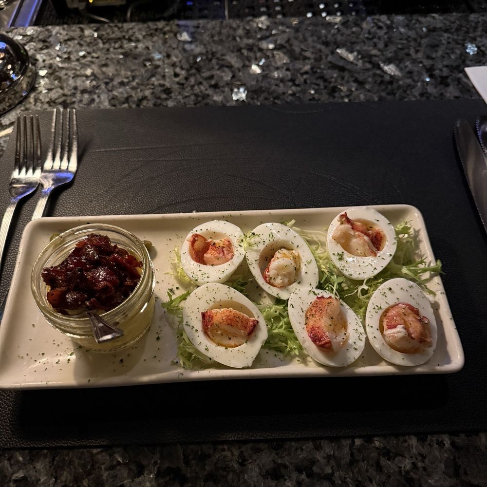 Pappas Bros. Steakhouse - Lobster Deviled Eggs - Steakhouses Near Me - Houston, Texas Pappas Bros. Steakhouse - Lobster Deviled Eggs - Steakhouses Near Me - Houston, Texas
