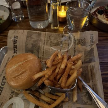 Mangy Moose - Hamburger & Fries - New American Near Me - Teton Village, Wyoming
