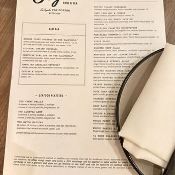 Joyce - Dinner menu - Southern Near Me - Los Angeles, California Joyce - Dinner menu - Southern Near Me - Los Angeles, California