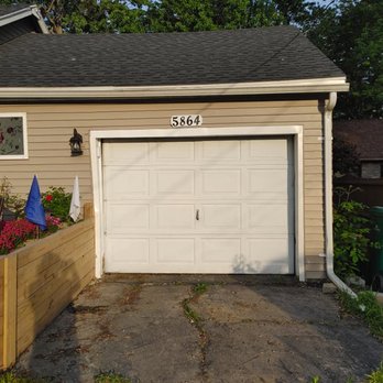 Hamburg Overhead Door - Before, my door did not fit correctly it was too tall so did not seal. It shook and stuck going up and down (fixer upper was a rental b4 me) - Garage Door Services Near Me - Hamburg, New York