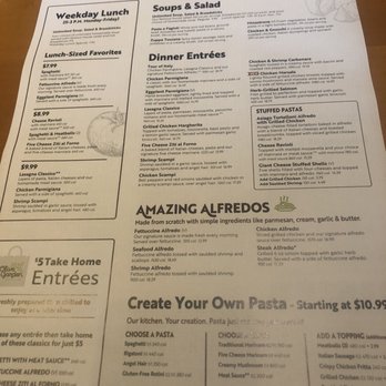 Olive Garden Italian Restaurant - Menu - Italian Near Me - Florence, South Carolina