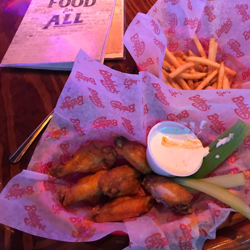 Bubba's 33 - Hot traditional wings (6) - Burgers Near Me - Universal City, Texas Bubba's 33 - Hot traditional wings (6) - Burgers Near Me - Universal City, Texas