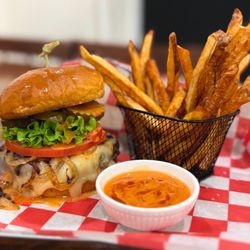 The Butcher Shop - Sweet and Spicy Burger Serving Butcher's Burger every Saturday 11:30am-7pm
