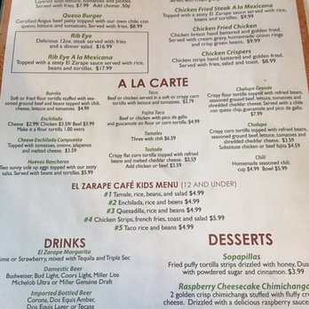 El Zarape Cafe - American/a la Carte - Mexican Near Me - Bay City, Texas El Zarape Cafe - American/a la Carte - Mexican Near Me - Bay City, Texas
