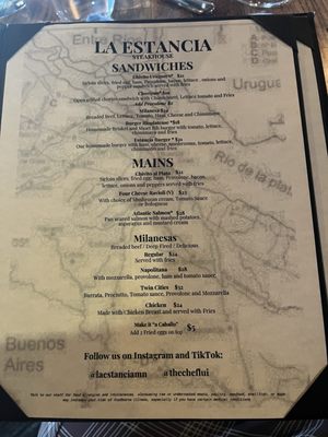Menu photo 4 La Estancia Minneapolis, MN