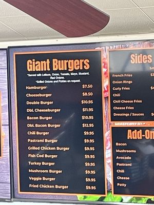 Menu photo 2 Original Giant Burger San Leandro, CA Menu photo 2 Original Giant Burger San Leandro, CA