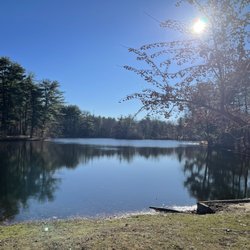 Pine Lake Adventure Park - Lake looking south.
