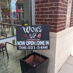 Exterior outside entrance of Wok's Up - Bogart, Georgia Exterior outside entrance of Wok's Up - Bogart, Georgia
