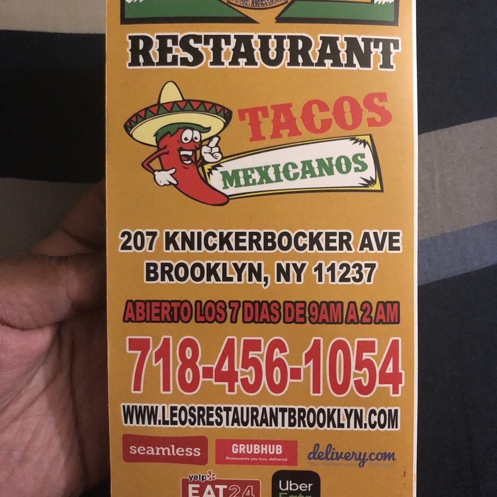 Leo's Restaurant - Tacos Near Me - Brooklyn, New York Leo's Restaurant - Tacos Near Me - Brooklyn, New York
