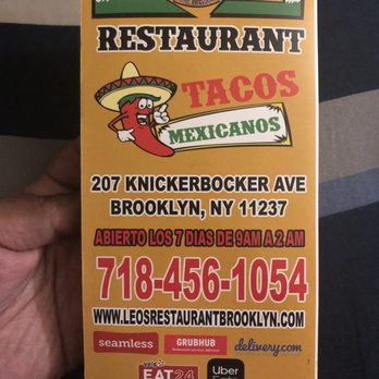 Leo's Restaurant - Tacos Near Me - Brooklyn, New York Leo's Restaurant - Tacos Near Me - Brooklyn, New York