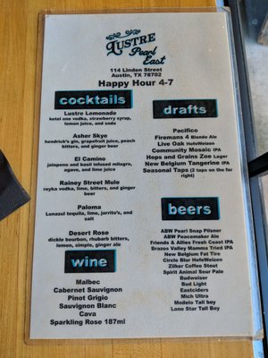 Menu photo 3 Lustre Pearl East Austin, TX Menu photo 3 Lustre Pearl East Austin, TX