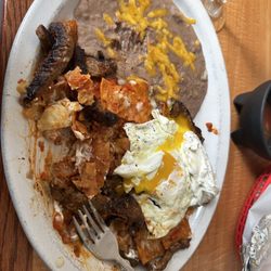 Mi Rancho Mexican Restaurant - Chilaquiles with bistec, 10/10!