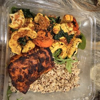 Goop Kitchen - Fall Blackened Salmon Bowl - Salad Near Me - Pasadena, California