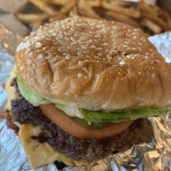 Five Guys - Bacon Cheeseburger - Burgers Near Me - El Cajon, California Five Guys - Bacon Cheeseburger - Burgers Near Me - El Cajon, California