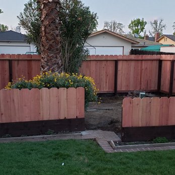 High Quality Fence - The fence from inside our backyard. - Fences & Gates Near Me - Manteca, California