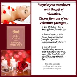 Forget the candy and roses, get your special someone something they will really love. Make an appointment or come in a and re...
