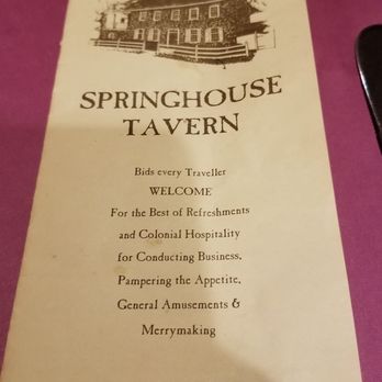 Dobbin House Tavern - Menu cover - Bars Near Me - Gettysburg, Pennsylvania