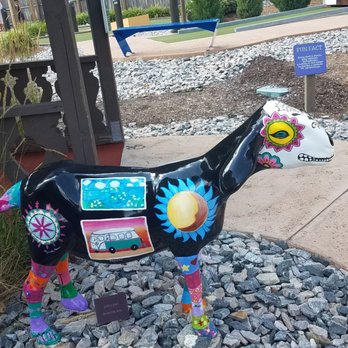 Matterhorn Mini Golf - Painted goats everywhere - Mini Golf Near Me - Canton, Connecticut