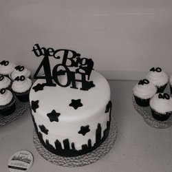 Babicakes - She made this cake for my boyfriends 40th birthday. She is extremely receptive to my vision. It was red velvet and cream cheese frosting.