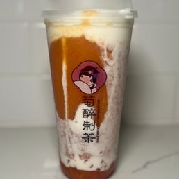 Persimmon drink from grapeholic - IG@BlackTigerEats