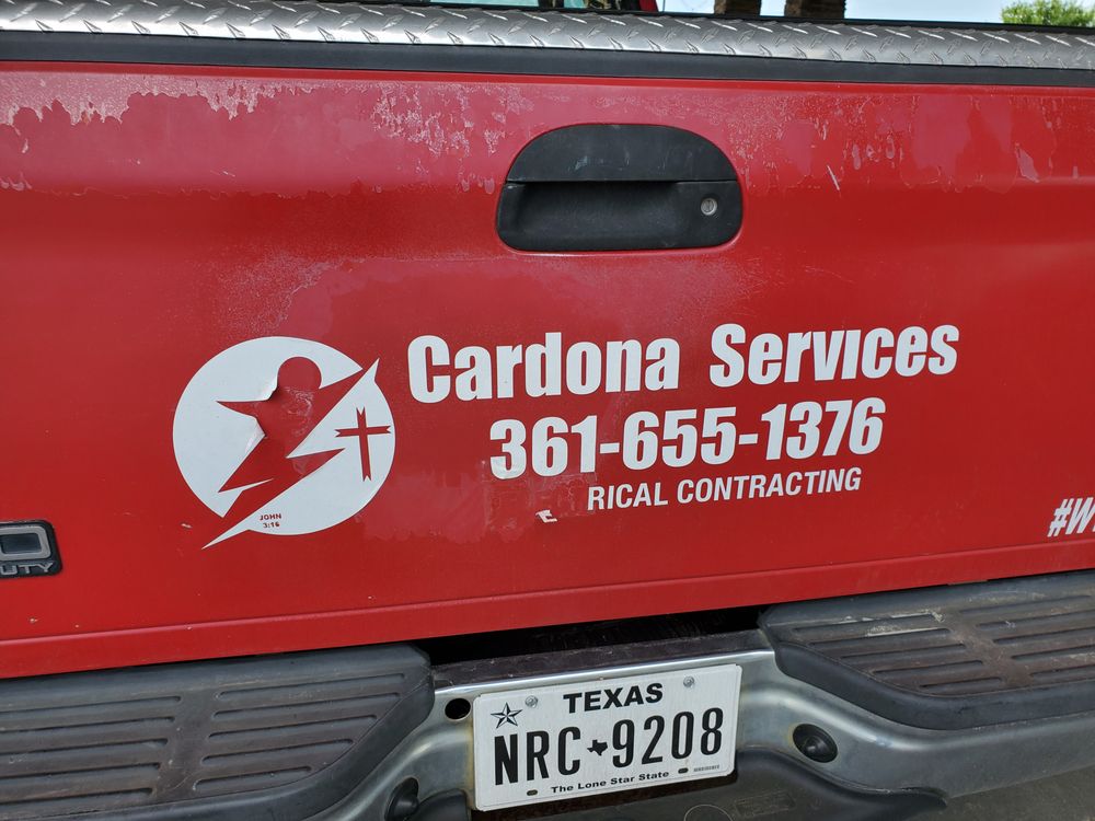 Slide of Cardona Services