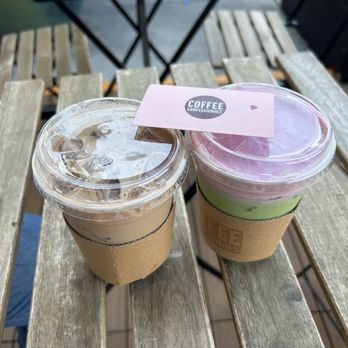 Coffee Confessionals - Limited Edition Drinks - Iced Peppermint Mocha and Iced "Wicked" Matcha - Coffee Roasteries Near Me - Los Angeles, California Coffee Confessionals - Limited Edition Drinks - Iced Peppermint Mocha and Iced "Wicked" Matcha - Coffee Roasteries Near Me - Los Angeles, California