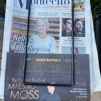 Nelly's Tailoring - Montecito Journal debut - Sewing & Alterations Near Me - Montecito, California