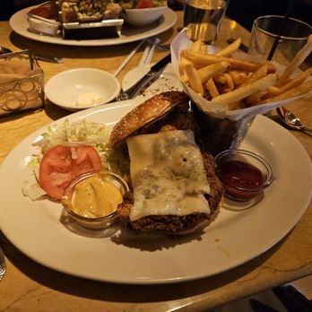 The Cheesecake Factory - fried chicken sandwich with fries ($21.50) - Desserts Near Me - Canoga Park, California The Cheesecake Factory - fried chicken sandwich with fries ($21.50) - Desserts Near Me - Canoga Park, California