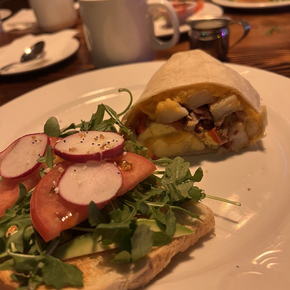 Silver Birch Kitchen  Lounge - Breakfast burrito and avocado toast. - New American Near Me - Portland, Oregon