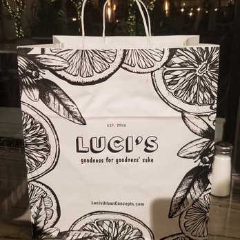 Luci's at the Orchard - Cute to-go bag! - Breakfast & Brunch Near Me - Phoenix, Arizona Luci's at the Orchard - Cute to-go bag! - Breakfast & Brunch Near Me - Phoenix, Arizona