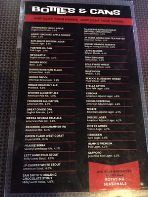 Menu photo 6 The Garage Del City, OK