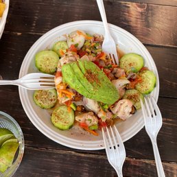 Mixed ceviche. Yum!!!