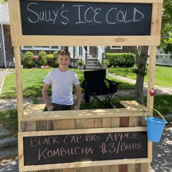 There's a new kid on the block. He sells Black Cap Kombucha.
