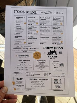 Menu photo 4 Drew Bean Farms Camino, CA Menu photo 4 Drew Bean Farms Camino, CA