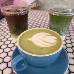 Matcha latte $5.75 Matcha latte $5.75