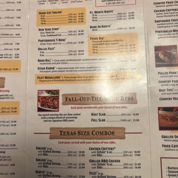 Texas Roadhouse - Menu - American Near Me - Mckinney, Texas